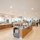 Buffet und Innenraum