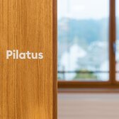 Name Seminarraum Pilatus geschrieben 