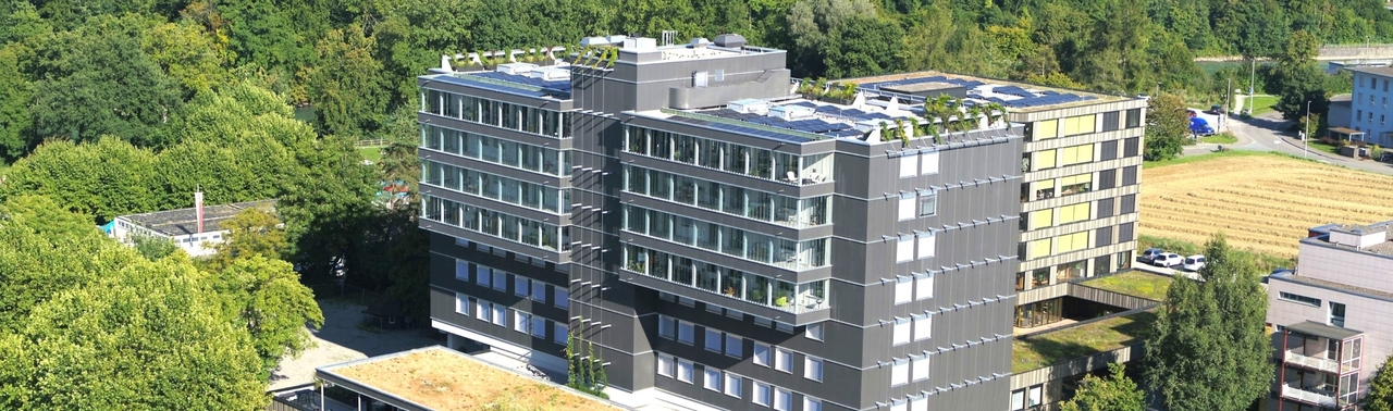 Haus Allegra aus der Luft